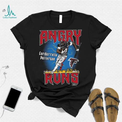 Atlanta Falcons Angry Runs Player Graphic Tri Blend T Shirt