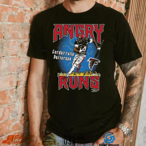 Atlanta Falcons Angry Runs Player Graphic Tri Blend T Shirt