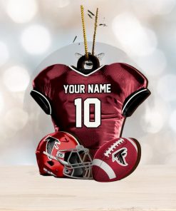 Atlanta Falcons NFL Sport Ornament Custom Name And Number