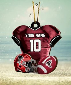 Atlanta Falcons NFL Sport Ornament Custom Name And Number