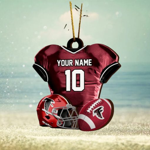 Atlanta Falcons NFL Sport Ornament Custom Name And Number