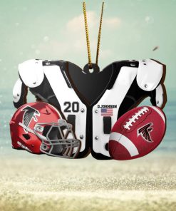 Atlanta Falcons NFL Sport Ornament Custom Your Name And Number