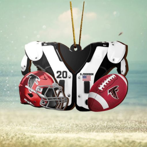 Atlanta Falcons NFL Sport Ornament Custom Your Name And Number