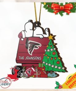 Atlanta Falcons Snoopy NFL Sport Ornament Custom Name