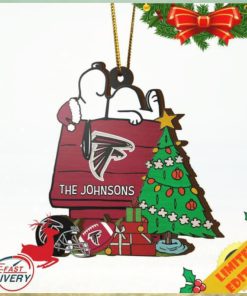 Atlanta Falcons Snoopy NFL Sport Ornament Custom Name