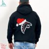 Atlanta Falcons logo Santa Hat Christmas 2023 Shirt