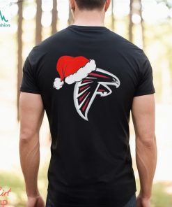 Atlanta Falcons logo Santa Hat Christmas 2023 Shirt