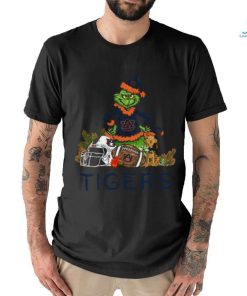 Auburn Tigers Funny Grinch And Dog Christmas shirt