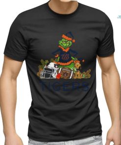 Auburn Tigers Funny Grinch And Dog Christmas shirt