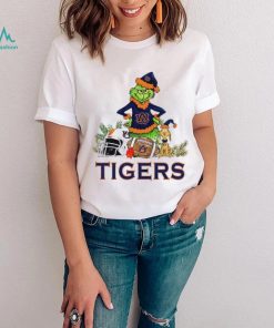 Auburn Tigers Grinch and Max dog funny Christmas shirt