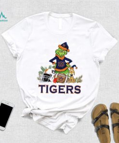 Auburn Tigers Grinch and Max dog funny Christmas shirt