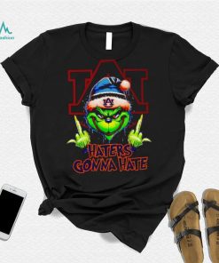 Auburn Tigers Grinch middle finger haters gonna hate shirt
