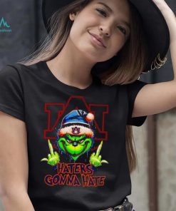 Auburn Tigers Grinch middle finger haters gonna hate shirt