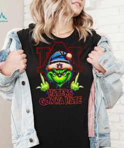 Auburn Tigers Grinch middle finger haters gonna hate shirt