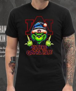 Auburn Tigers Grinch middle finger haters gonna hate shirt