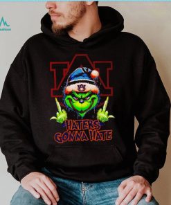 Auburn Tigers Grinch middle finger haters gonna hate shirt