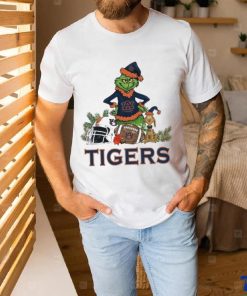 Auburn Tigers Santa Grinch And Santa Dog Christmas Shirt