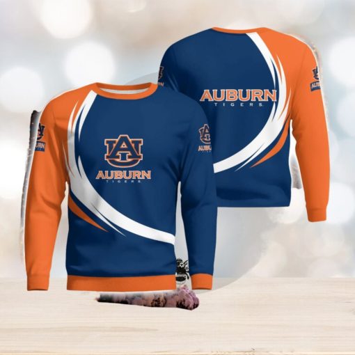 Auburn Tigers Simple Vintage 3D Sweater Christmas Gift For Fans