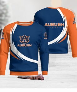 Auburn Tigers Simple Vintage 3D Sweater Christmas Gift For Fans