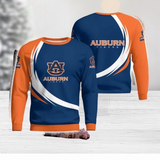 Auburn Tigers Simple Vintage 3D Sweater Christmas Gift For Fans