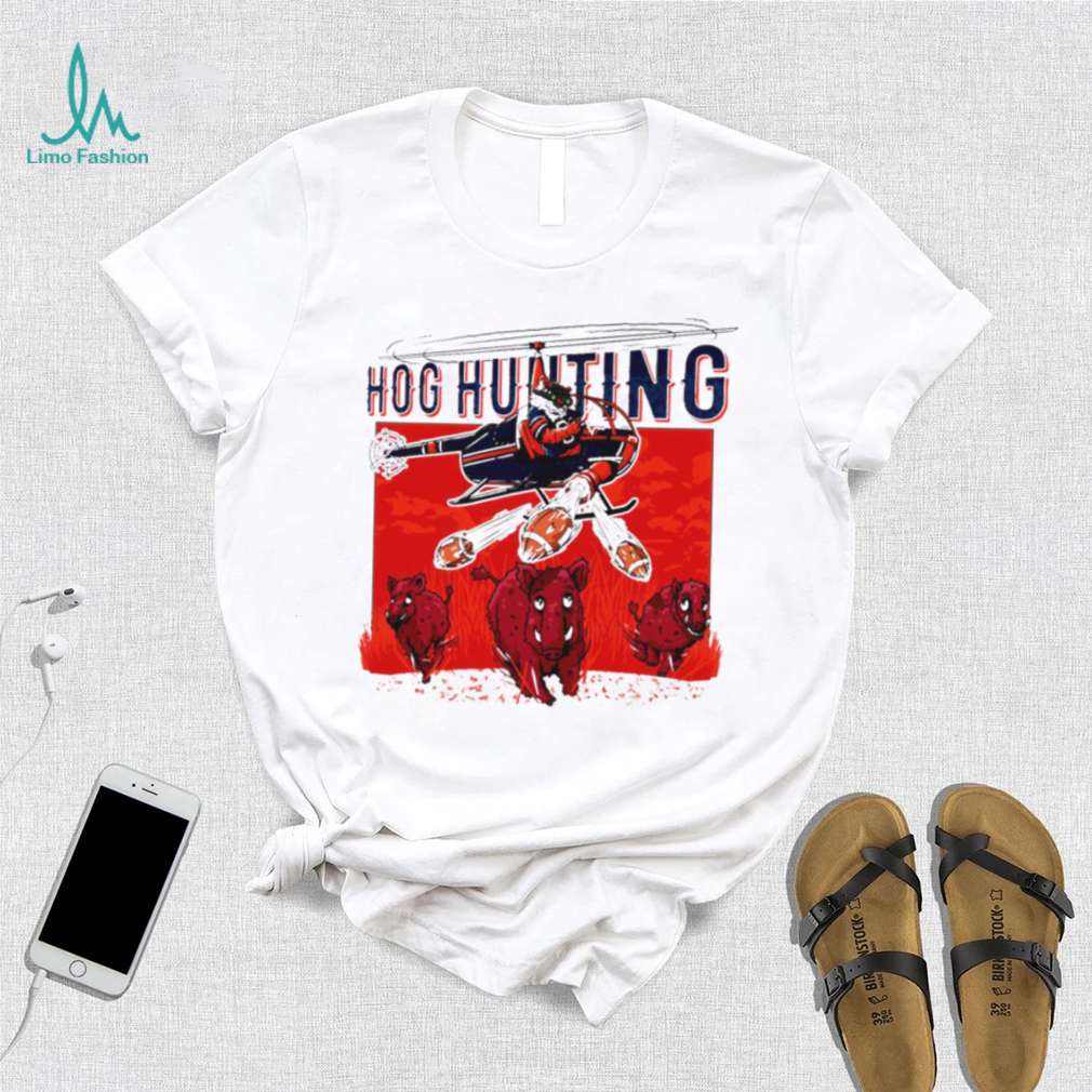 Auburn Tigers vs. Arkansas Razorbacks football mascot hog hunting funny shirt Auburn Tigers vs. Arkansas Razorbacks football mascot hog hunting funny shirt