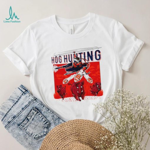 Auburn Tigers vs. Arkansas Razorbacks football mascot hog hunting funny shirt