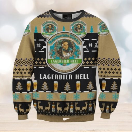 Augustiner Beer Ugly Christmas Sweater, Gift for Christmas Holiday