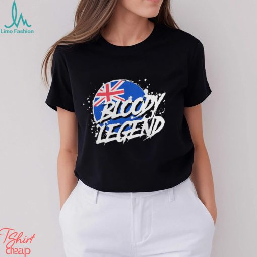 Australia flag Bloody Legends shirt