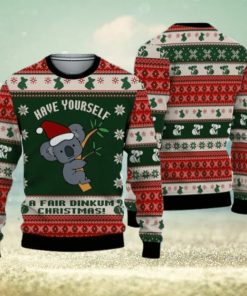 Australian Fair Dinkum Christmas Ugly 3D Sweater