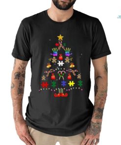 Autism Puzzle Christmas Tree Shirt