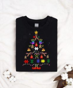 Autism Puzzle Christmas Tree Shirt