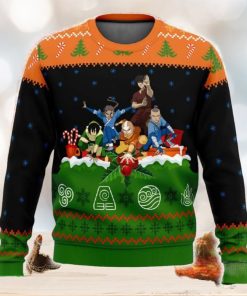 Avatar the Last Airbender On the Chimney Top Ugly Christmas Sweater Funny Gift For Men And Women Fans