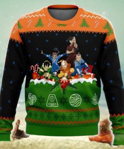 Avatar the Last Airbender On the Chimney Top Ugly Christmas Sweater Funny Gift For Men And Women Fans