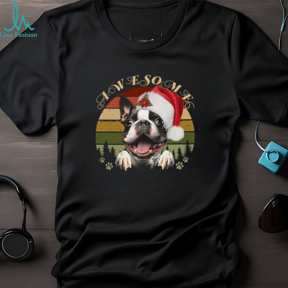 Awesome Boston Terrier Vintage Best Dog Dad Dog Mom Tshirt Awesome Boston Terrier Vintage Best Dog Dad Dog Mom Tshirt