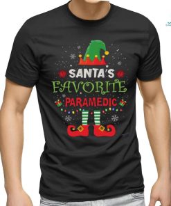 Awesome Santa's Favorite Paramedic T shirt