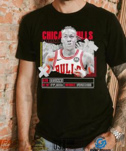 Ayo Dosunmu number 12 Chicago Bulls basketball player pose paper gift shirt