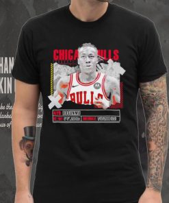 Ayo Dosunmu number 12 Chicago Bulls basketball player pose paper gift shirt