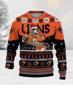 BC Lions Custom Name 3D Sweater Funny Gift For Men And Women Fans Christmas