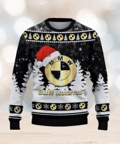 BMW Motorrad Ugly Christmas Sweater Car Lovers Santa Hat Tree Christmas For Fans Gift