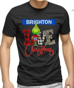 BRIGHTON AND HOVE ALBION GRINCH LOVE CHRISTMAS SHIRT