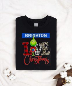 BRIGHTON AND HOVE ALBION GRINCH LOVE CHRISTMAS SHIRT