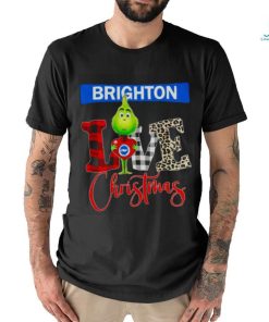 BRIGHTON AND HOVE ALBION GRINCH LOVE CHRISTMAS SHIRT