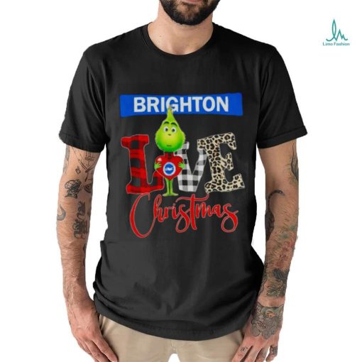 BRIGHTON AND HOVE ALBION GRINCH LOVE CHRISTMAS SHIRT