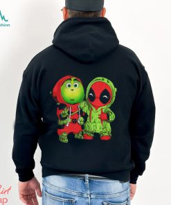 Baby Grinch and Deadpool Christmas shirt