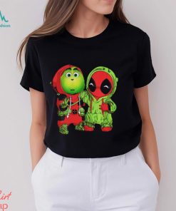 Baby Grinch and Deadpool Christmas shirt