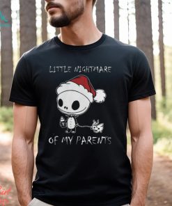 Baby Jack Skellington little nightmare of my parents Christmas shirt