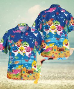 Baby Shark Tropical Hawaiian Shirt For Men And Women