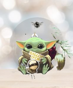 Baby Yoda Hug Ballon d’Or 2023 Cute Tree Decorations Christmas Gift Ornament