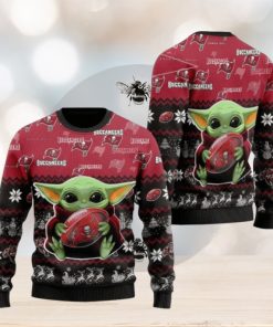 Baby Yoda Tampa Bay Buccaneers Ugly Christmas Sweaters