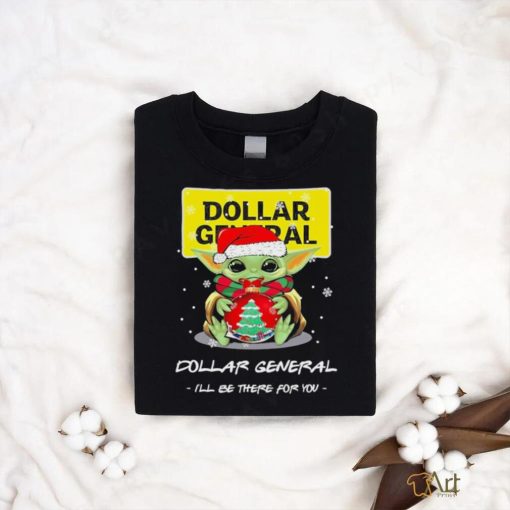 Baby Yoda hug ball hat santa Dollar General I’ll be there for you merry christmas shirt